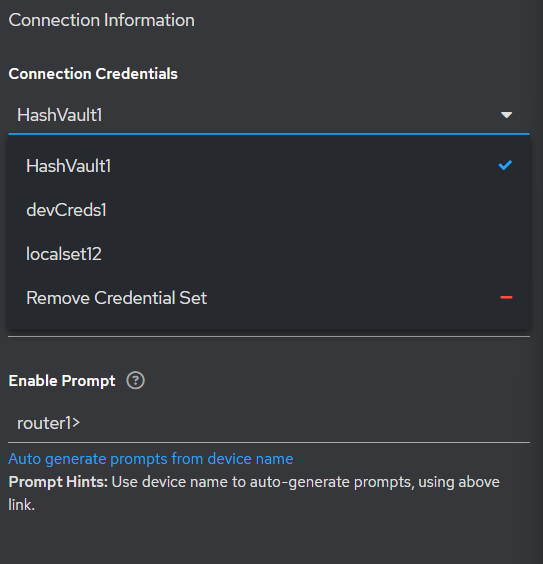 Vault Credential Set